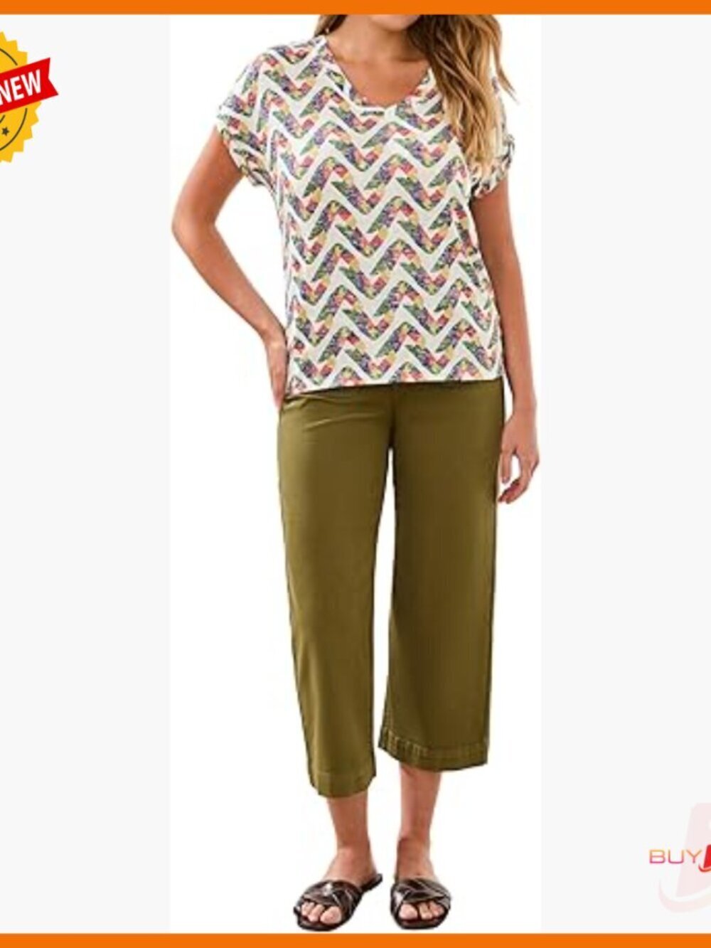 Reversible Boat Neck V-Neck Cap Sleeve Knit Top Relaxed Fit